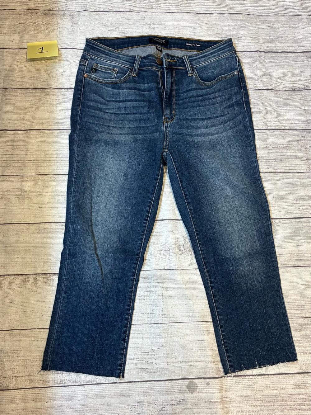 Judy Blue Dark Wash Cropped Slim Ankle Jeans